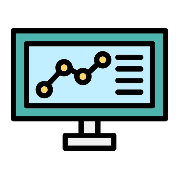 analysis vector icon design illustration