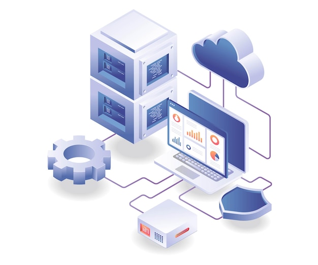 Analyst cloud server security network