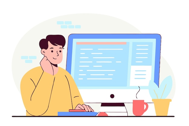 Ảnh minh họa nghệ thuật về ý tưởng lập trình viên