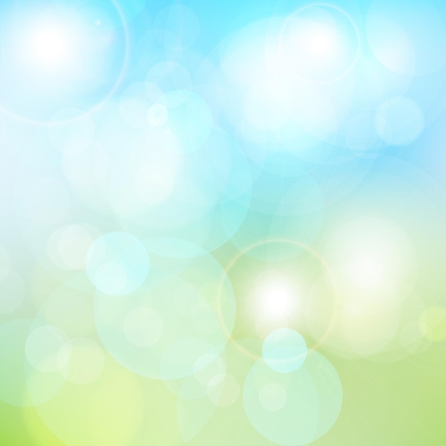Ảnh nền xin chào mùa hè bị mờ với hiệu ứng bokeh