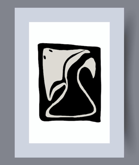 Animal slope underwater inhabitant wall art print