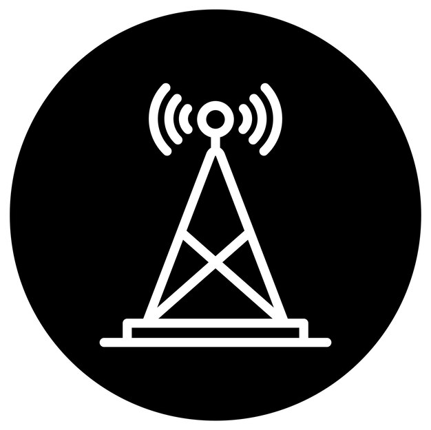 Antenna Vector Icon Design Illustration