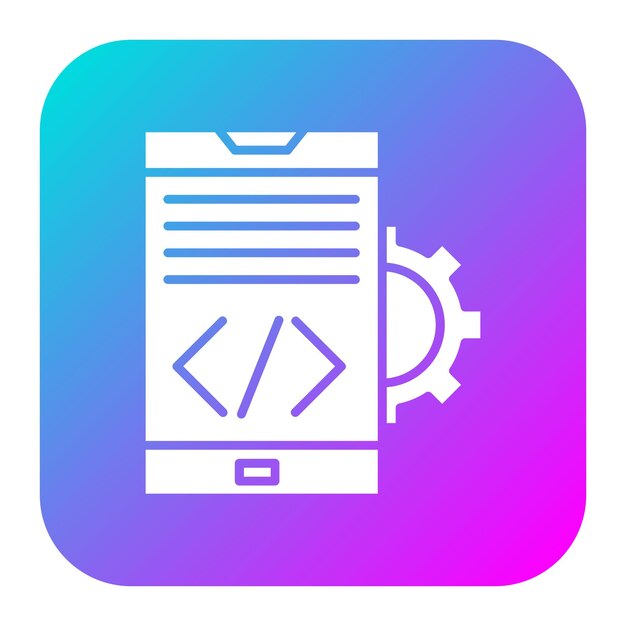 App Development vector icon Can be used for Coding and Development iconset