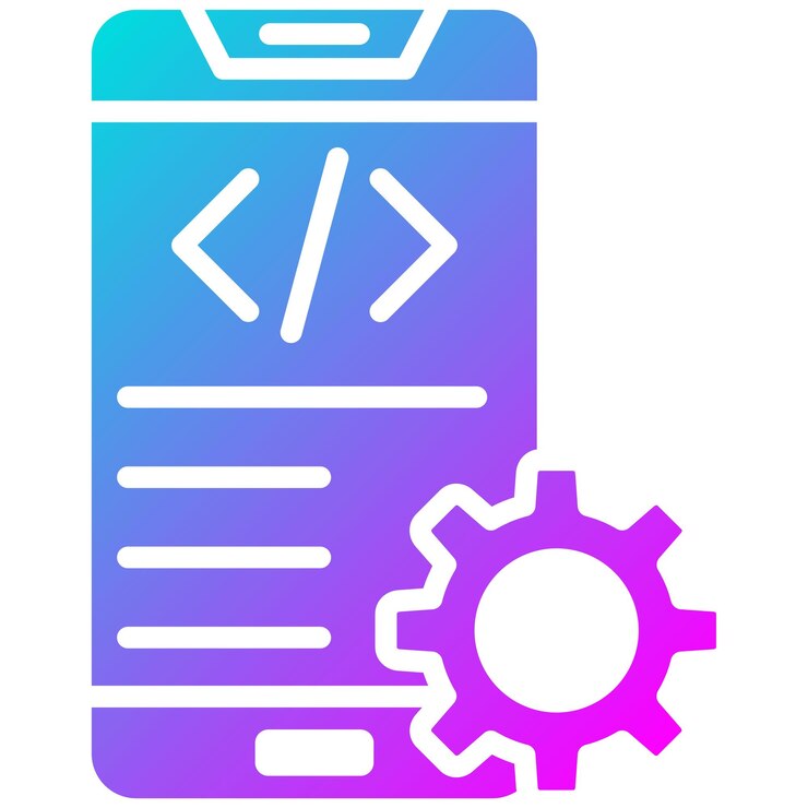 Vector app development vector illustration style