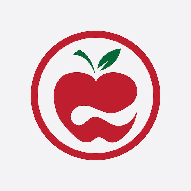 apple vector illustration design