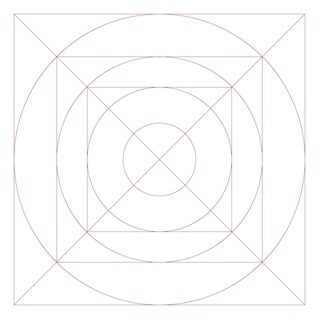 application icon template with guidelines, grids.