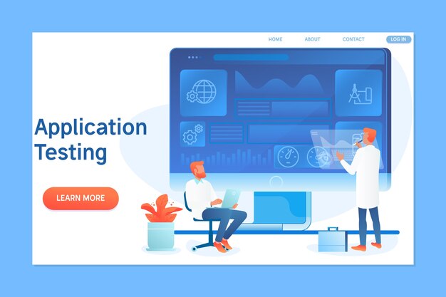 Application programming and testing with characters