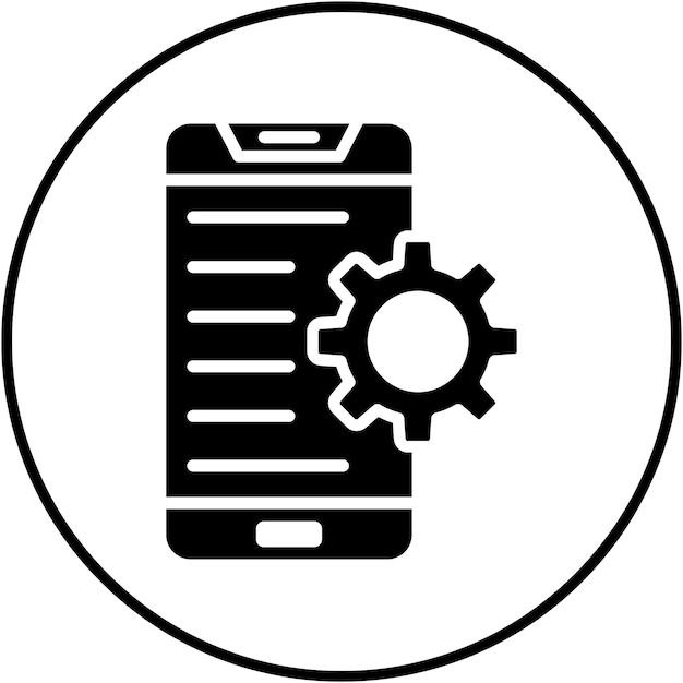 application setting vector icon can be used for computer programming iconset