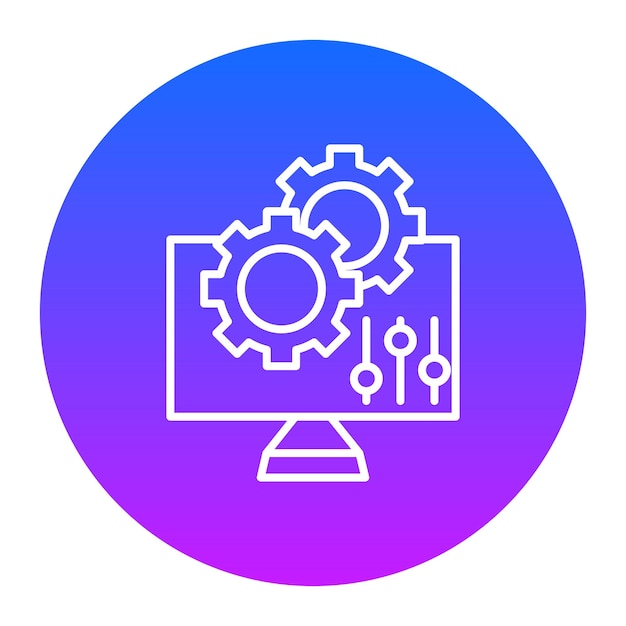 Application Setting Vector Illustration