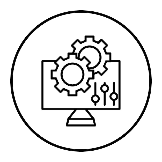 Application Setting Vector Illustration