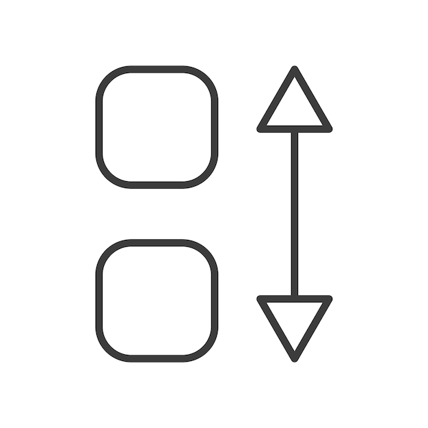 apps sort icon set arrange alphabet order vector symbol alphabetical organize button pictogram in black filled and outlined style