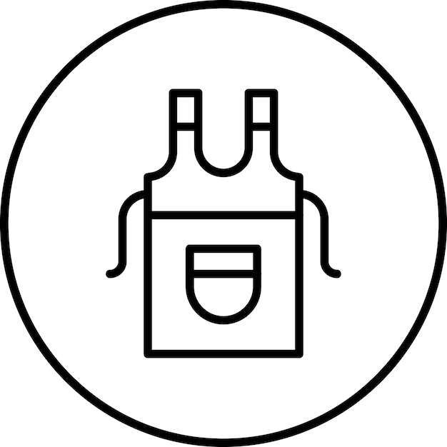 Apron icon vector image Can be used for Shoemaker