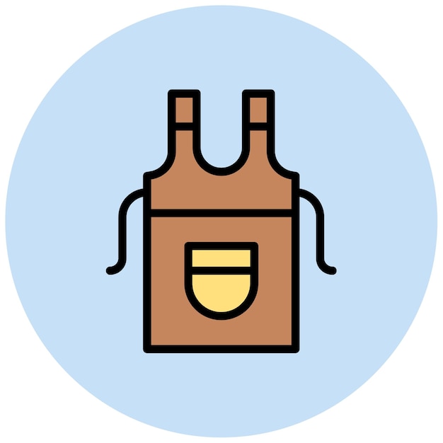 Apron icon vector image Can be used for Shoemaker