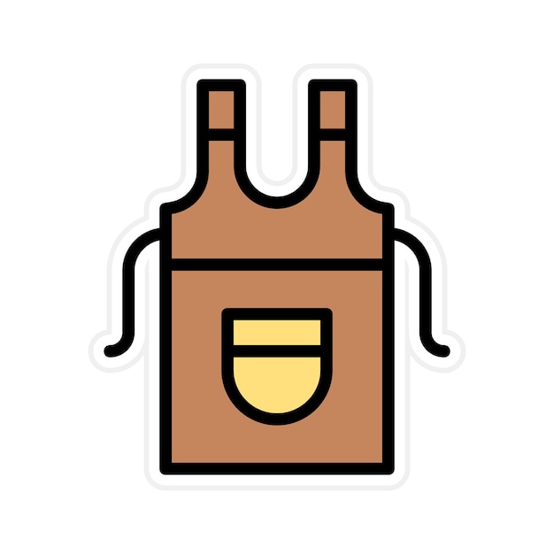 Apron icon vector image Can be used for Shoemaker