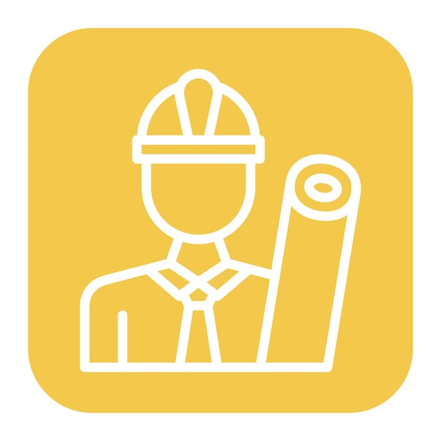 architect icon vector image can be used for diversity