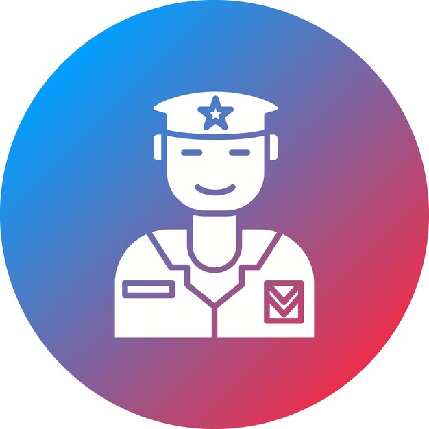 army captain icon vector image can be used for military