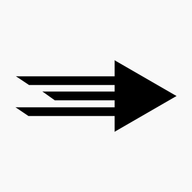 Arrow Flat Icon Shape