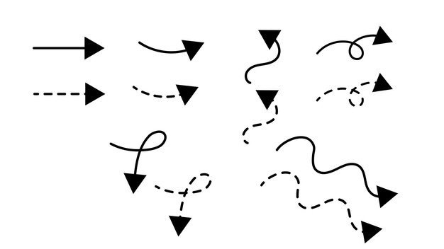 Arrow icon vector element