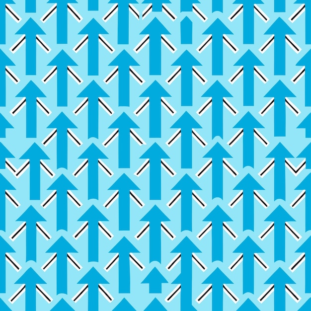 Arrow seamless pattern design vector