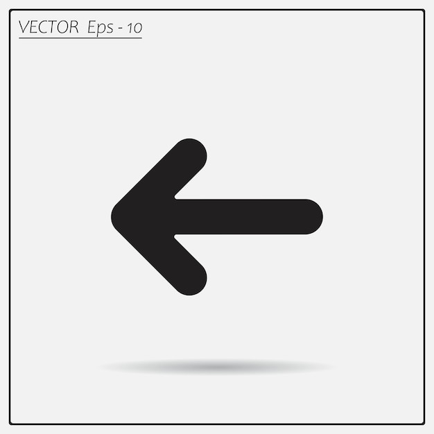 Arrows symbol Vector illustration on a light background Eps 10