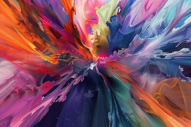Art abstract background splash colorful and brush abstract background