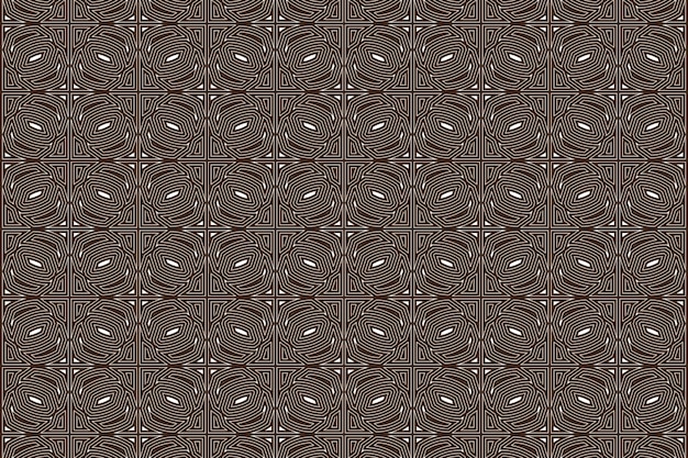 Art deco style seamless design pattern