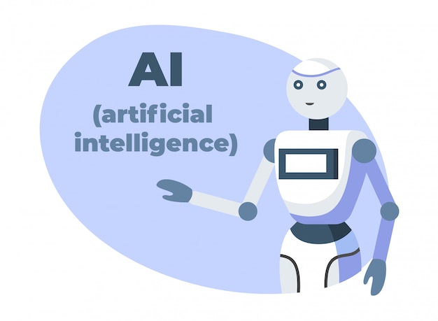 Artificial Intelligence Presentation Cutout Banner
