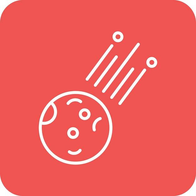 Asteroid icon vector image Can be used for Space Technology