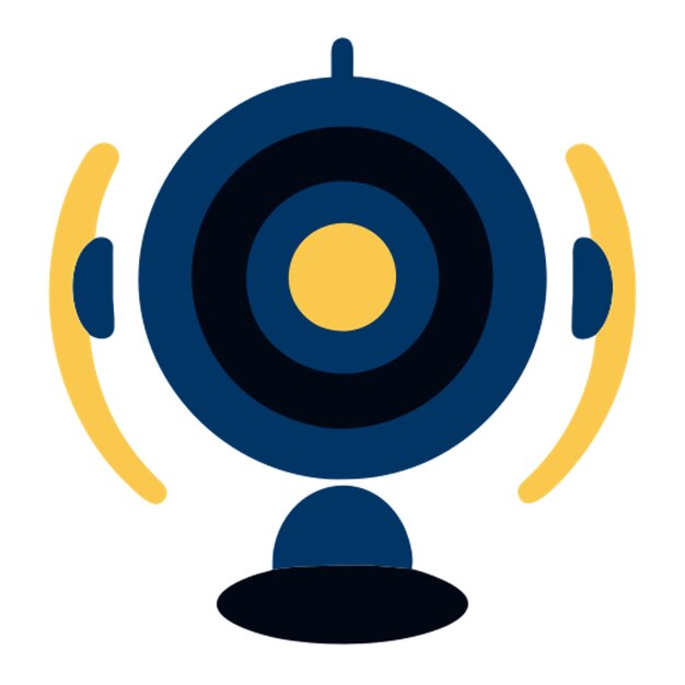astromech icon colored shapes