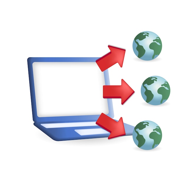 attribution icon 3d illustration from affiliate marketing collection creative attribution 3d icon for web design templates infographics and more