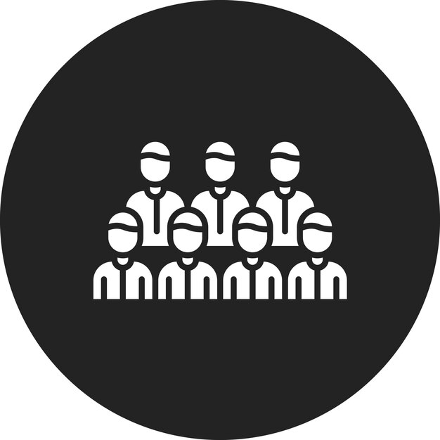 Audience icon vector image Can be used for Circus