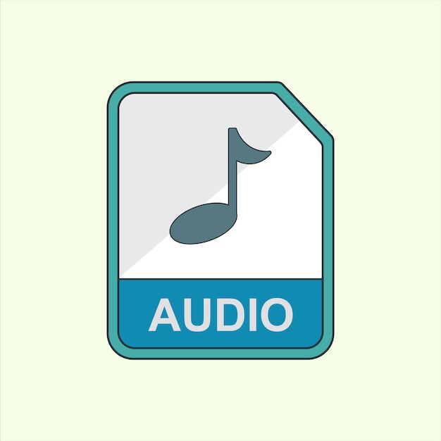 Audio icon icon related to design elements suitable for web site app user interfaceselement printable etc flat icon style simple vector design editable