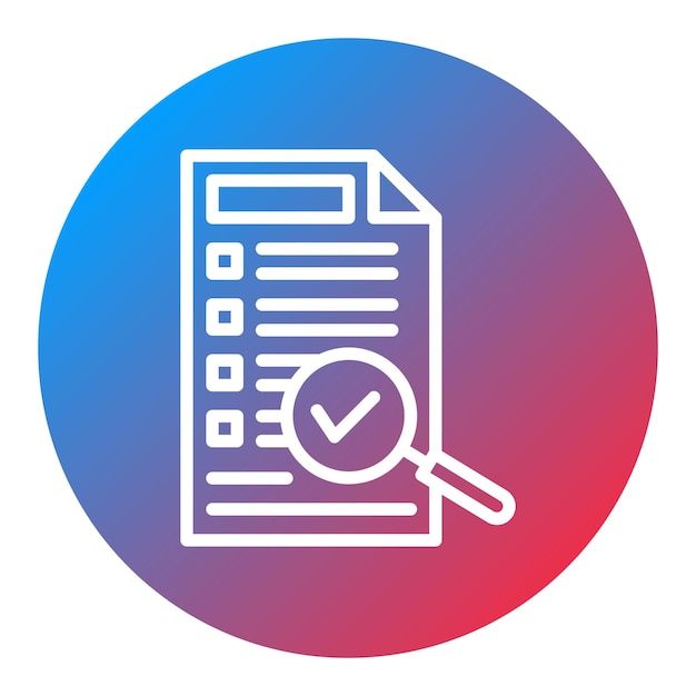Audit icon vector image Can be used for Quality Assurance