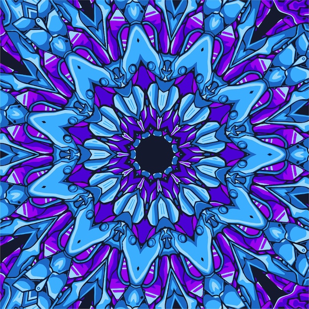Authentic carpet design illustration