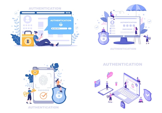 Authentication Security Flat 