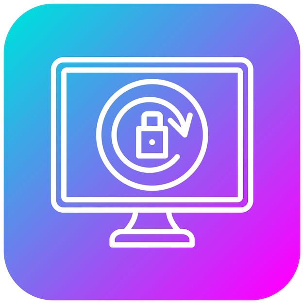 auto rotate vector icon can be used for printing iconset
