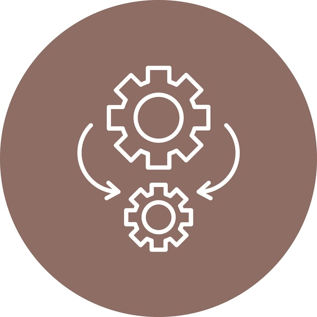 automation icon vector image can be used for no code