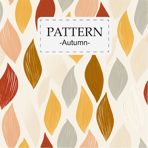 autumn background seamless pattern