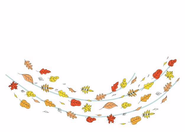 Autumn wind Leaves