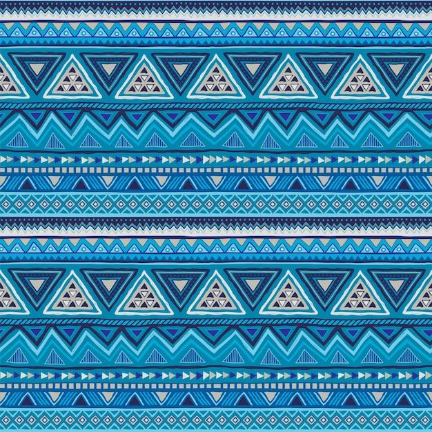 aztec ethnic seamless pattern native american backdrop colorful mexican print