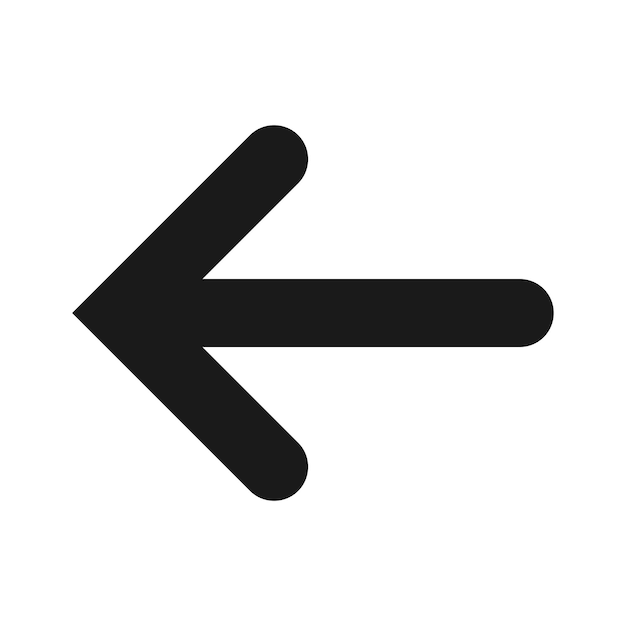 back icon vector