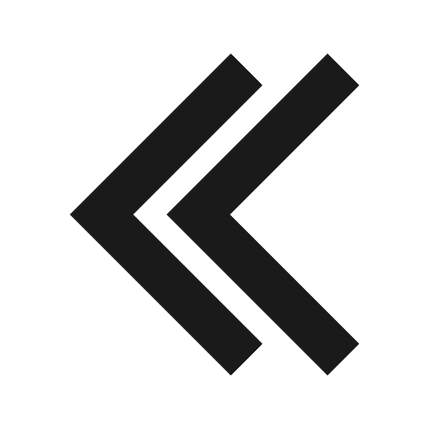 back icon vector