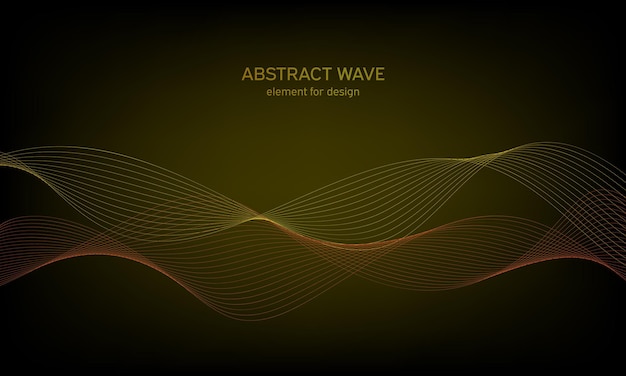 background abstract colorful wave element 