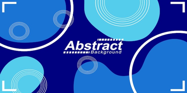 background abstract curved lines blue and white lines circle