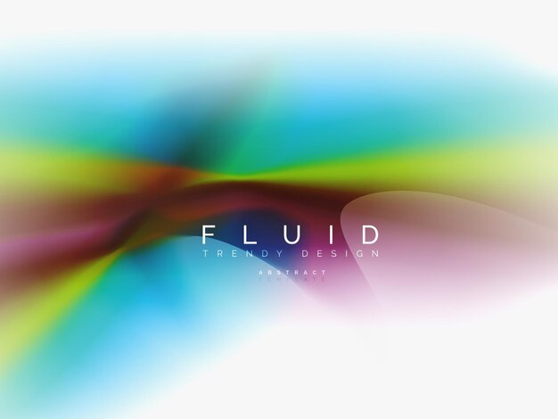 Background abstract fluid colors design