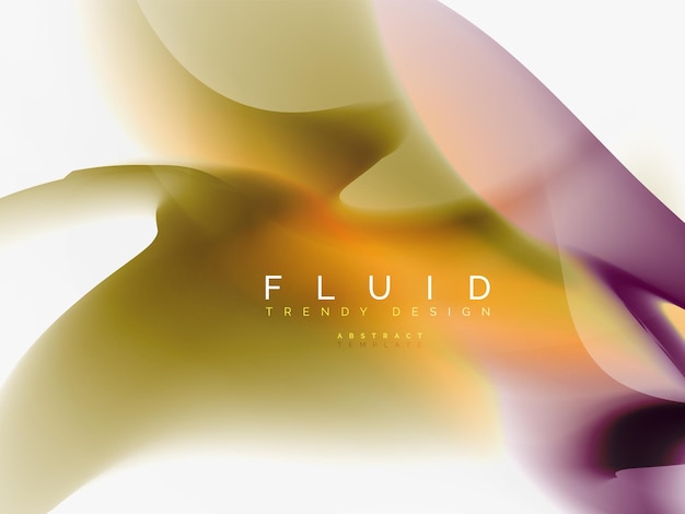 Background abstract fluid colors design