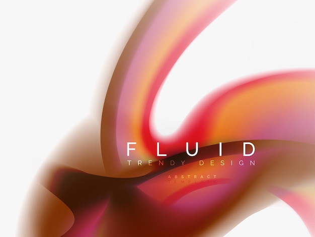 Background abstract liquid colors wave flow