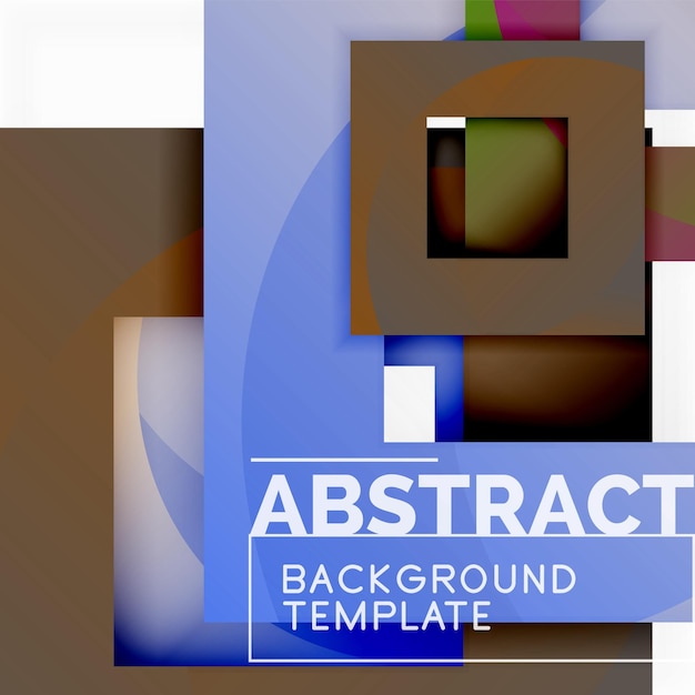 Background abstract squares geometric minimal template
