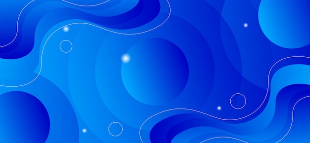 Background blue abstrack round ornament