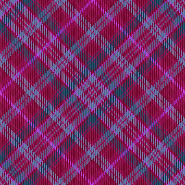 Background fabric plaid Seamless pattern check Vector tartan texture textile